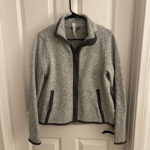 LuLuLemon Heather Gray Zip Up Jacket